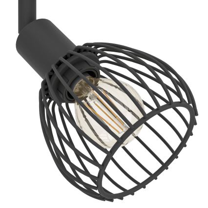 Eglo - Reflektorska svjetiljka 3xE14/40W/230V crna