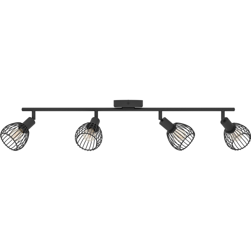 Eglo - Reflektorska svjetiljka 4xE14/40W/230V crna