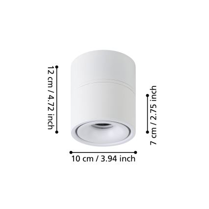 Eglo - LED Reflektorska svjetiljka LED/8W/230V 3000K bijela