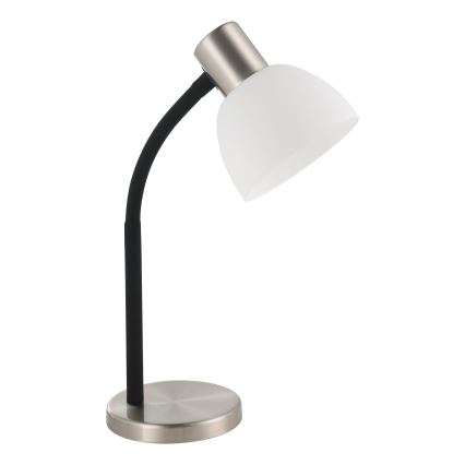 Eglo - Stolna lampa 1xE14/25W/230V crna/matni krom
