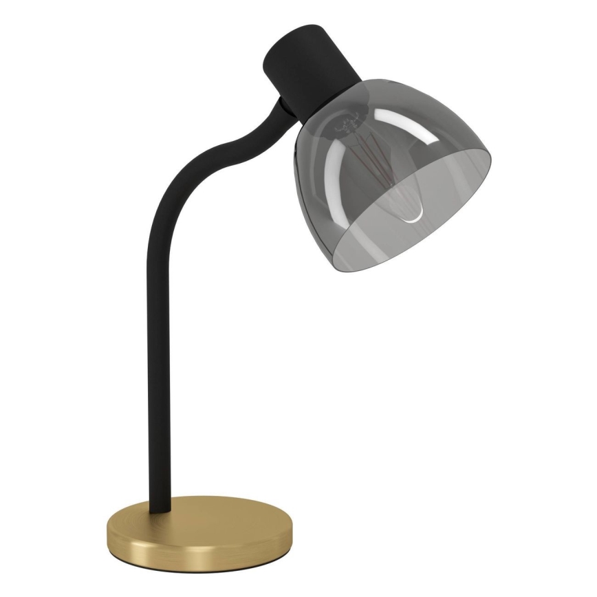 Eglo - Stolna lampa 1xE14/25W/230V zlatna/crna
