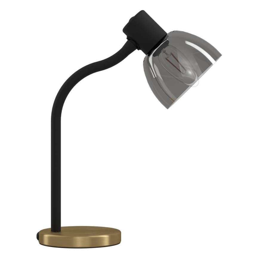 Eglo - Stolna lampa 1xE14/25W/230V zlatna/crna