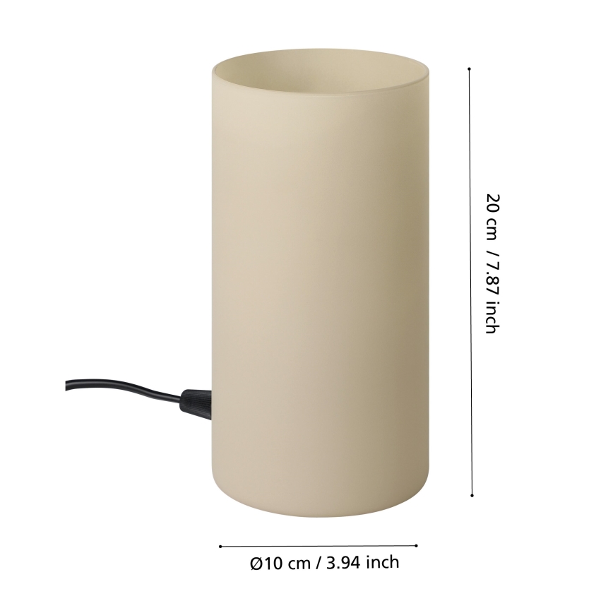 Eglo - Stolna lampa 1xE14/60W/230V bež