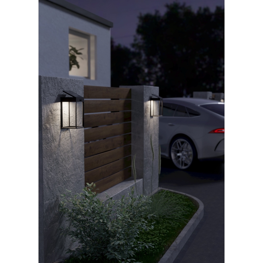 Eglo - LED Solarna zidna svjetiljka sa senzorom LED/6,5W/3,7V IP44