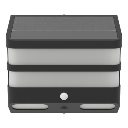 Eglo - LED Solarna zidna svjetiljka sa senzorom LED/6,5W/3,7V 1800 mAh IP44