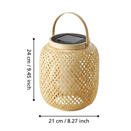 Eglo - LED Solarna stolna lampa LED/3,3W/3,7V 1800 mAh IP44