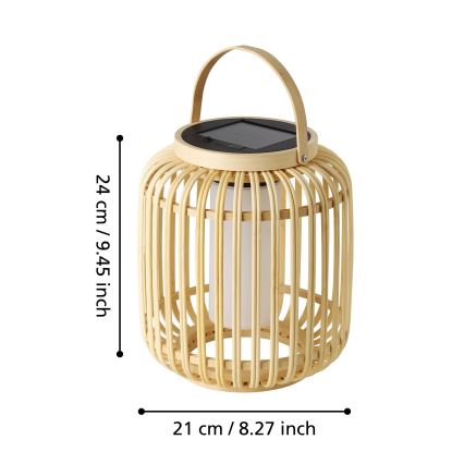 Eglo - LED Solarna stolna lampa LED/3,3W/3,7V 1800 mAh IP44