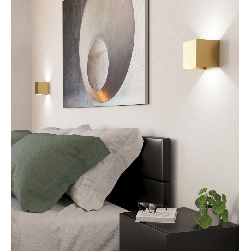 Eglo - LED Zidna svjetiljka 2xLED/1,5W/230V 3000K zlatna