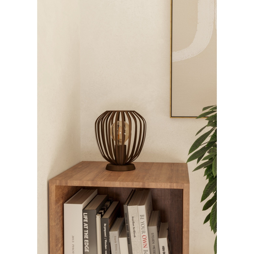 Eglo - Stolna lampa 1xE27/40W/230V brončana