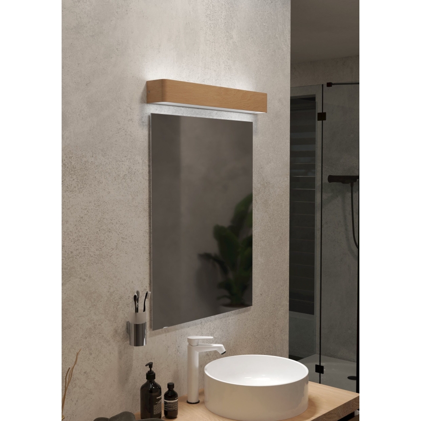 Eglo - LED Zidna svjetiljka za kupaonicu LED/26,5W/230V 3000K IP44 bež