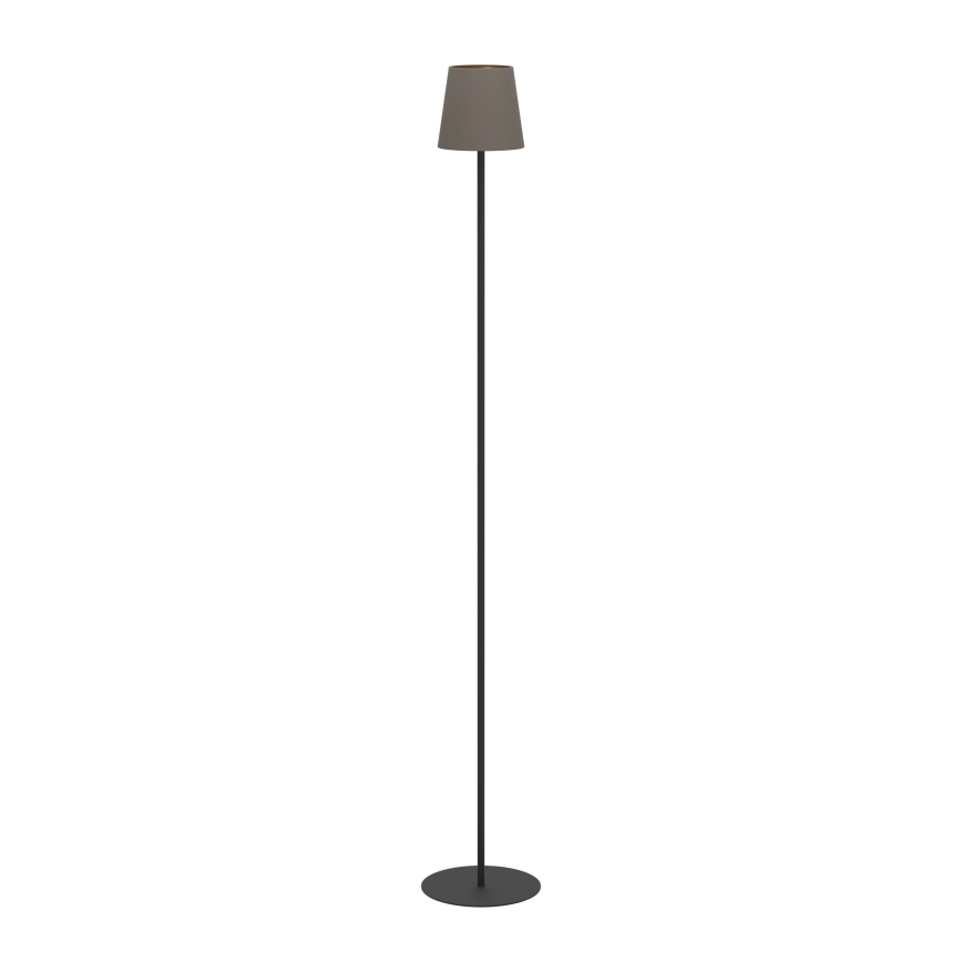 Eglo - Podna lampa 1xE14/7,5W/230V crna/smeđa