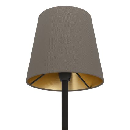 Eglo - Podna lampa 1xE14/7,5W/230V crna/smeđa
