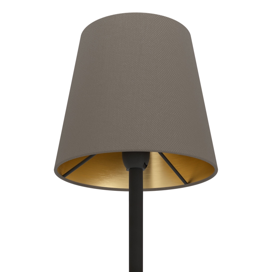 Eglo - Podna lampa 1xE14/7,5W/230V crna/smeđa