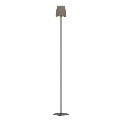 Eglo - Podna lampa 1xE14/7,5W/230V crna/smeđa