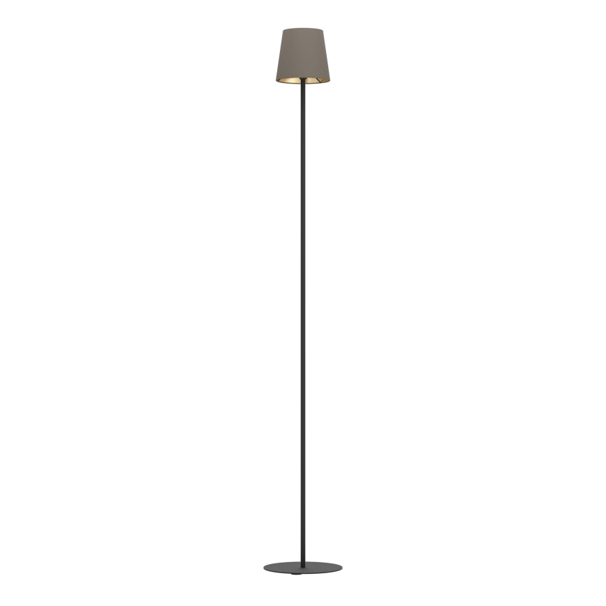 Eglo - Podna lampa 1xE14/7,5W/230V crna/smeđa