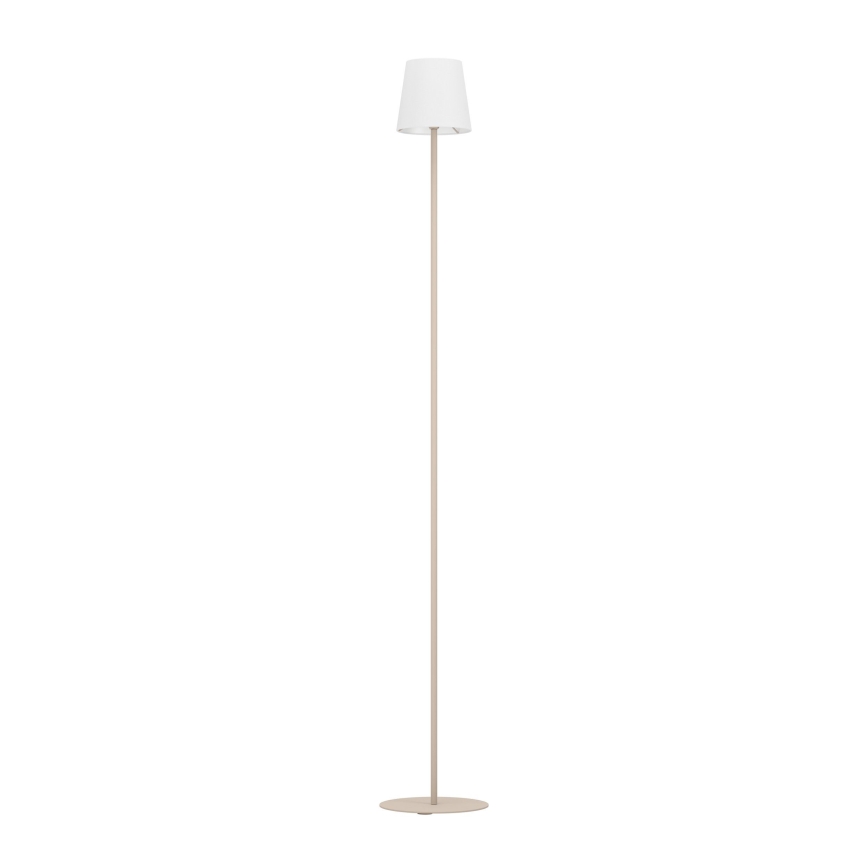Eglo - Podna lampa 1xE14/7,5W/230V krem/bijela