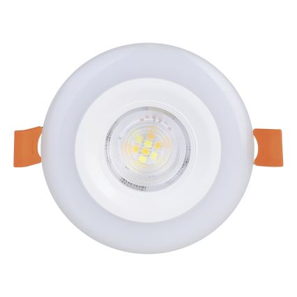 Eglo - SET 3xLED RGBW Prigušiva ugradbena svjetiljka za kupaonicu 3xLED/3,8W/230V 2700-6500K IP44 + daljinski upravljač