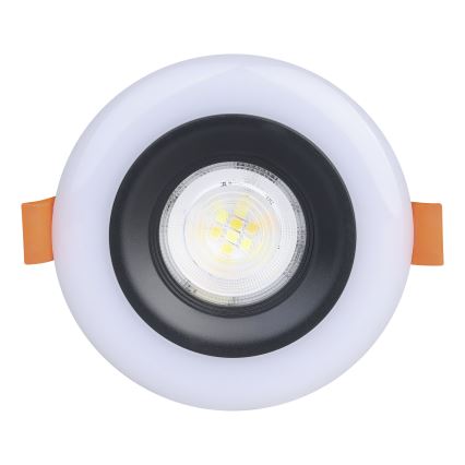 Eglo - SET 3x LED RGBW Prigušiva ugradbena svjetiljka za kupaonicu 3xLED/3,8W/230V 2700-6500K IP44 + daljinski upravljač