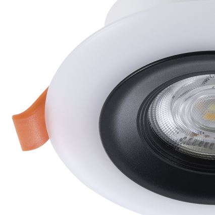 Eglo - SET 3x LED RGBW Prigušiva ugradbena svjetiljka za kupaonicu 3xLED/3,8W/230V 2700-6500K IP44 + daljinski upravljač
