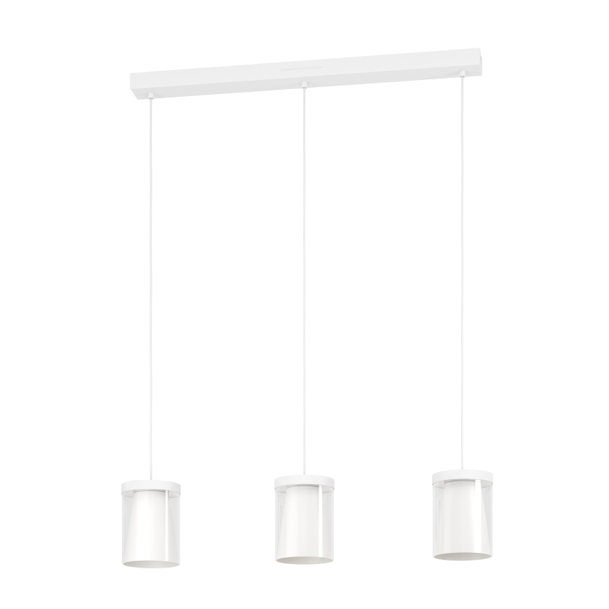 Eglo - LED RGBW Prigušivi luster na sajli 3xLED/3,7W/230V 2700-6500K bijela ZigBee