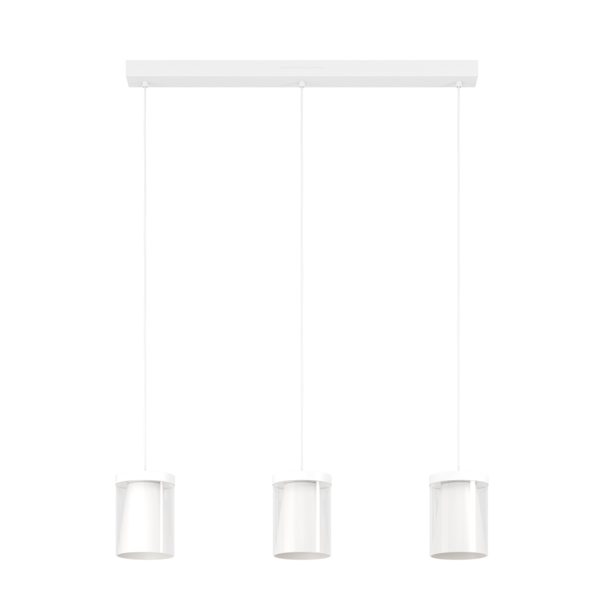 Eglo - LED RGBW Prigušivi luster na sajli 3xLED/3,7W/230V 2700-6500K bijela ZigBee