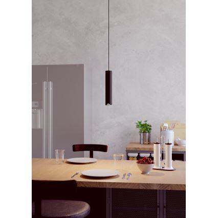 Eglo - LED RGBW Prigušivi luster na sajli LED/3,7W/230V 2700-6500K crna