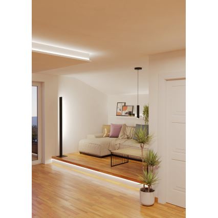 Eglo - LED RGBW Prigušivi luster na sajli LED/3,7W/230V 2700-6500K crna