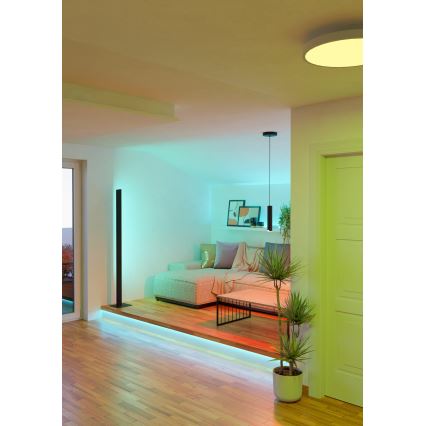 Eglo - LED RGBW Prigušivi luster na sajli LED/3,7W/230V 2700-6500K crna