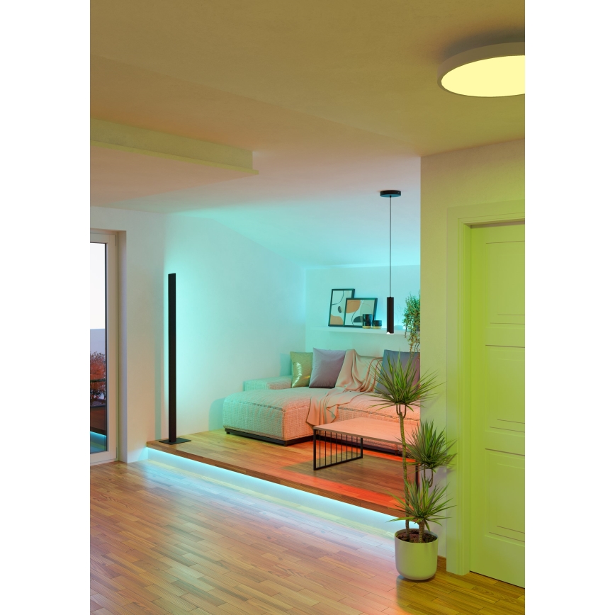 Eglo - LED RGBW Prigušivi luster na sajli LED/3,7W/230V 2700-6500K crna