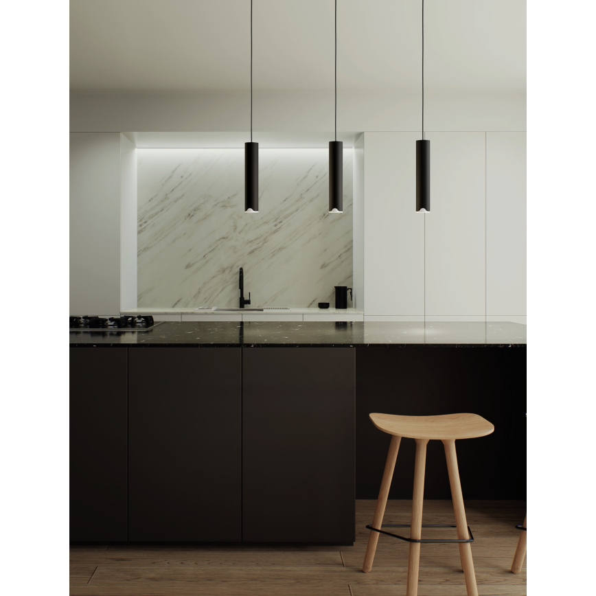 Eglo - LED RGBW Prigušivi luster na sajli 3xLED/3,7W/230V 2700-6500K crna