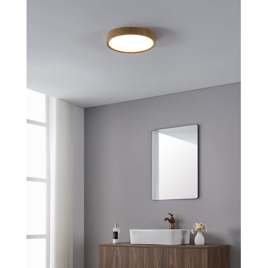 Eglo - LED Stropna svjetiljka za kupaonicu LED/14,6W/230V IP44 bež