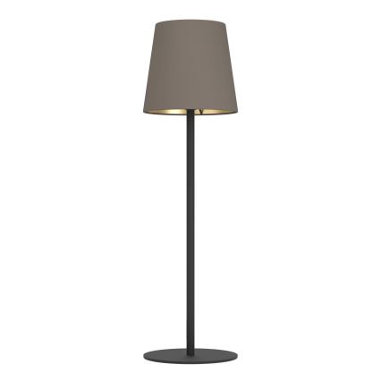 Eglo - Stolna lampa 1xE14/40W/230V crna/smeđa