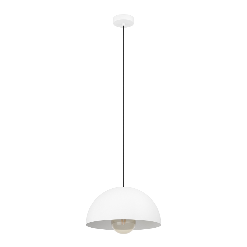 Eglo - Luster na sajli 1xE27/40W/230V pr. 38 cm bijela