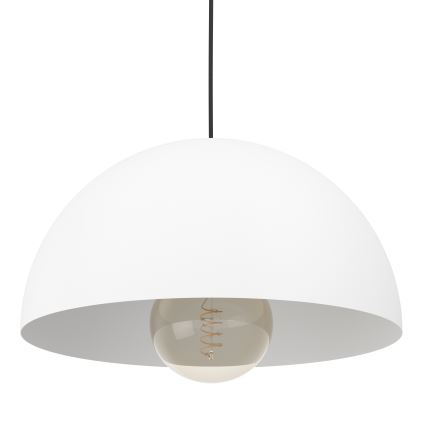 Eglo - Luster na sajli 1xE27/40W/230V pr. 38 cm bijela