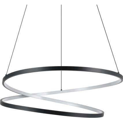 Eglo - LED Luster na sajli LED/42W/230V 3000K crna