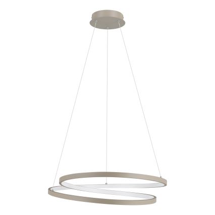 Eglo - LED Luster na sajli LED/36W/230V 3000K bež