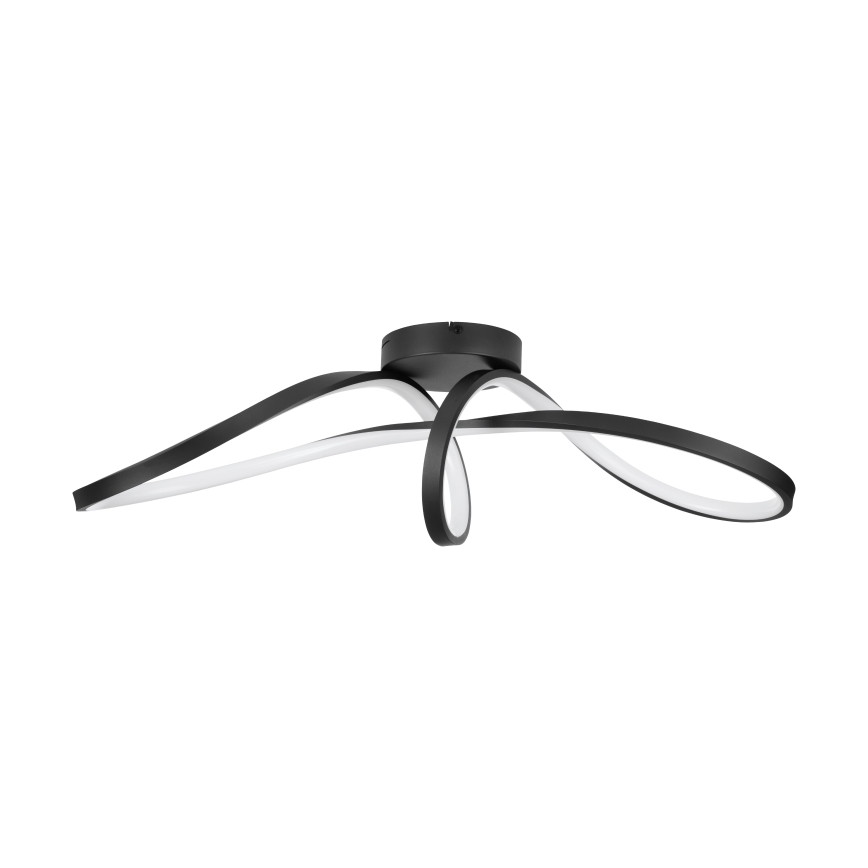 Eglo - LED RGBW Prigušiva stropna svjetiljka LED/22W/230V 2700-6500K crna