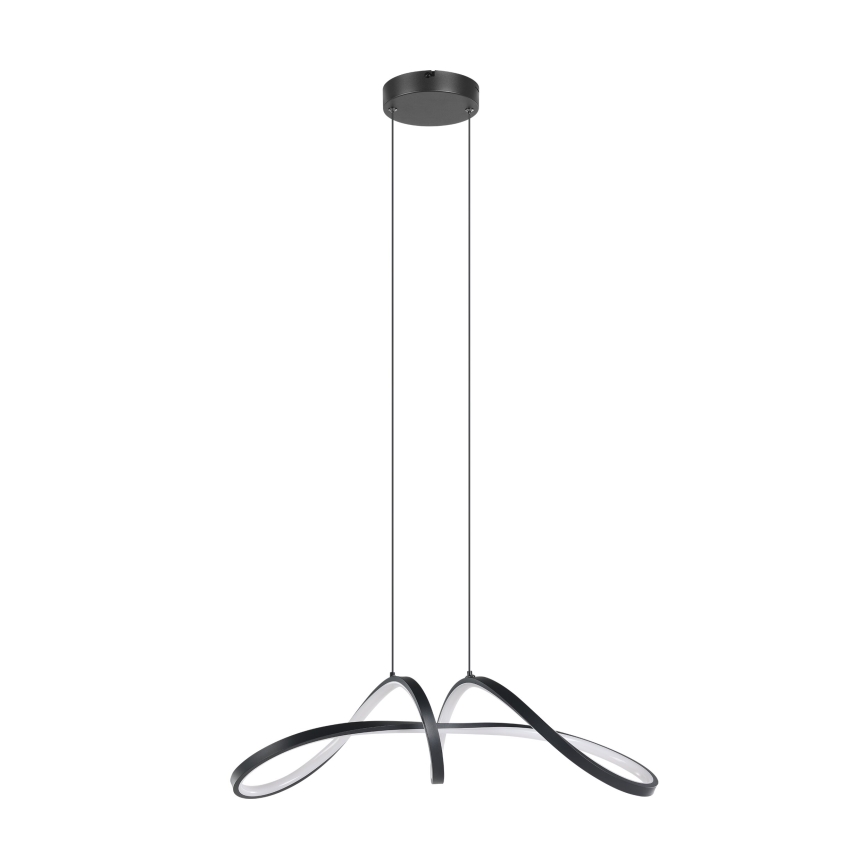 Eglo - LED RGBW Prigušivi luster na sajli LED/22W/230V 2700-6500K crna