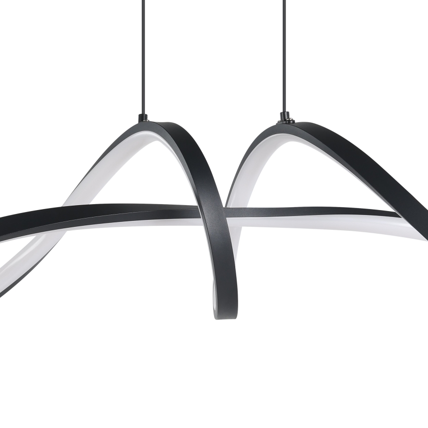 Eglo - LED RGBW Prigušivi luster na sajli LED/22W/230V 2700-6500K crna