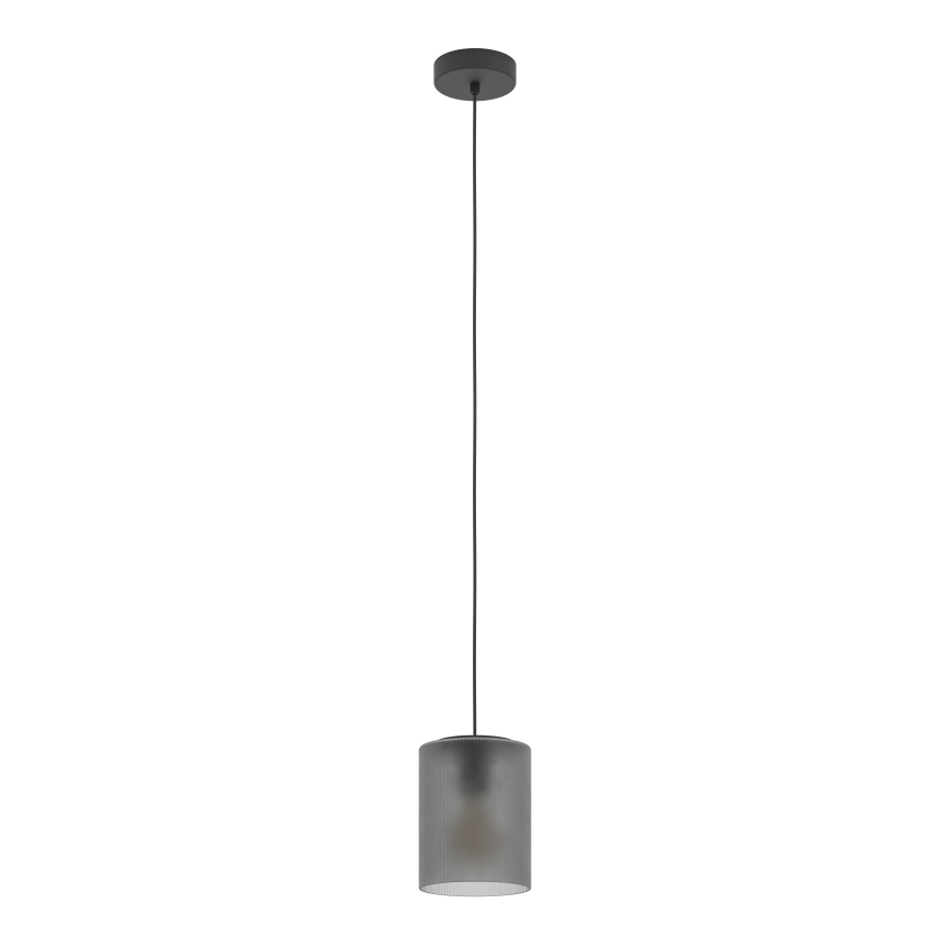 Eglo - Luster na sajli 1xE27/40W/230V siva