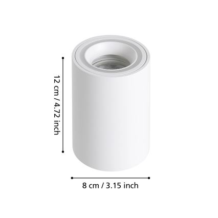 Eglo - LED RGBW Prigušiva reflektorska svjetiljka LED/4,9W/230V 2700-6500K bijela