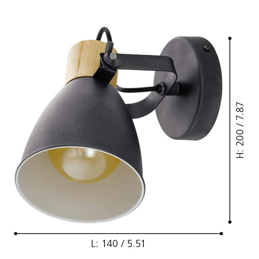 Eglo - Reflektorska svjetiljka 1xE27/25W/230V - FSC certificirano