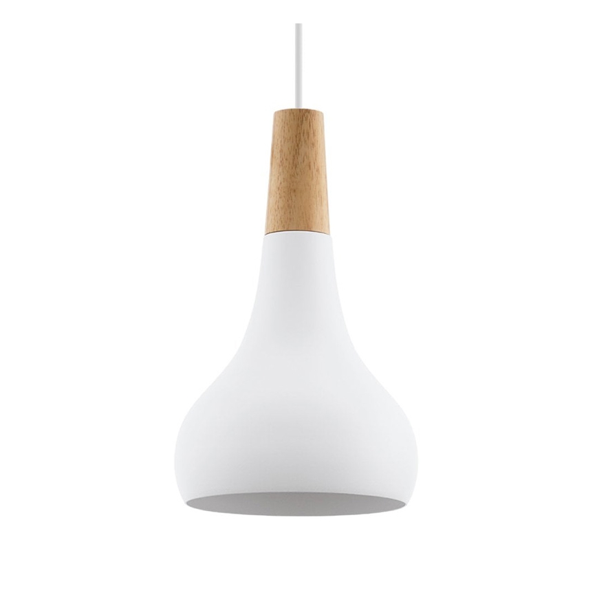 Eglo - Luster na sajli 1xE27/60W/230V pr. 18 cm bijela