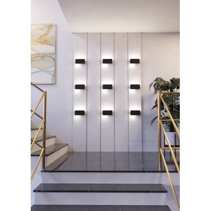 Eglo - LED Zidna svjetiljka LED/6W/230V 3000K crna