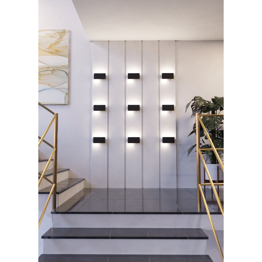 Eglo - LED Zidna svjetiljka LED/6W/230V 3000K crna