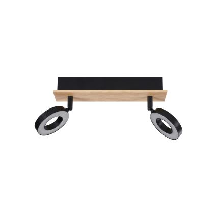 Eglo - LED spot svjetiljka 2xLED/4,2W/230V crna/smeđa