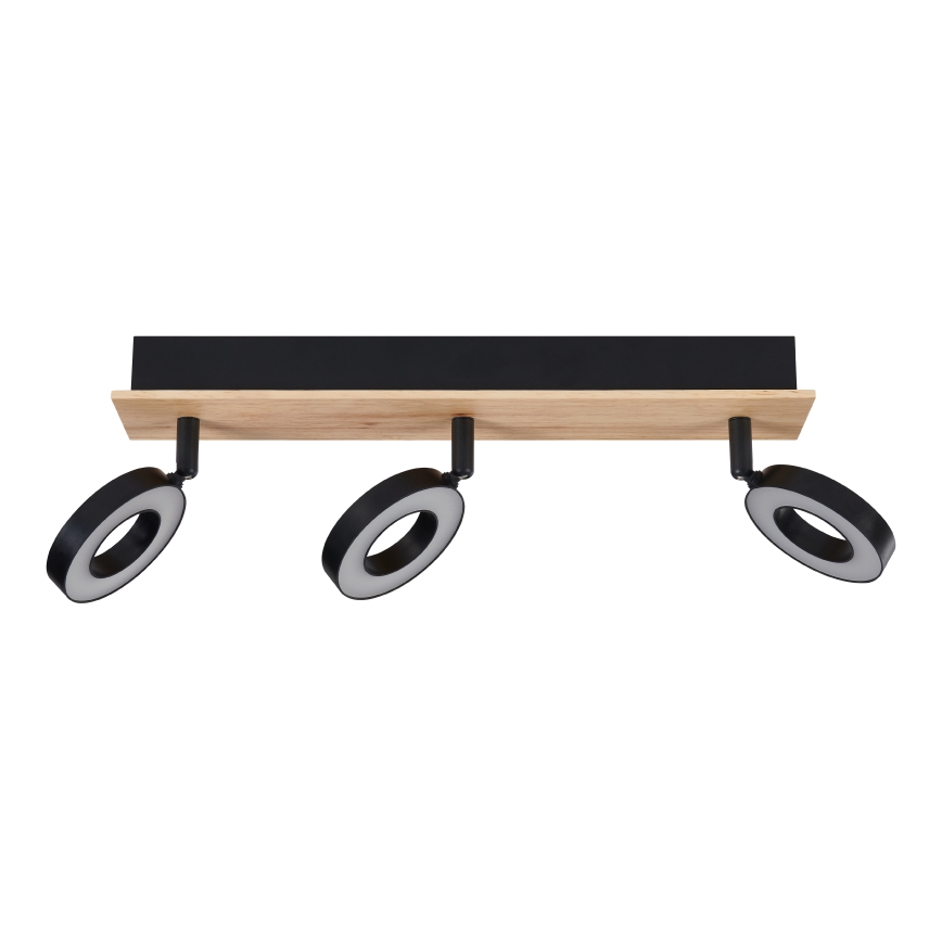 Eglo - LED spot svjetiljka 3xLED/4,2W/230V crna/smeđa