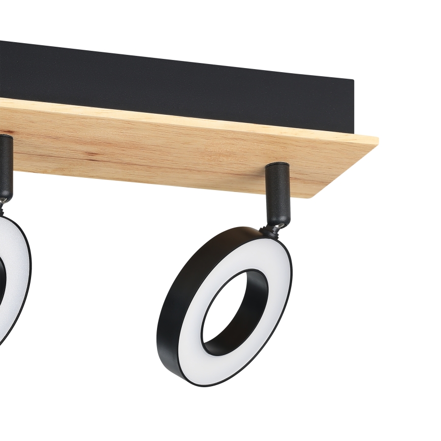 Eglo - LED spot svjetiljka 3xLED/4,2W/230V crna/smeđa