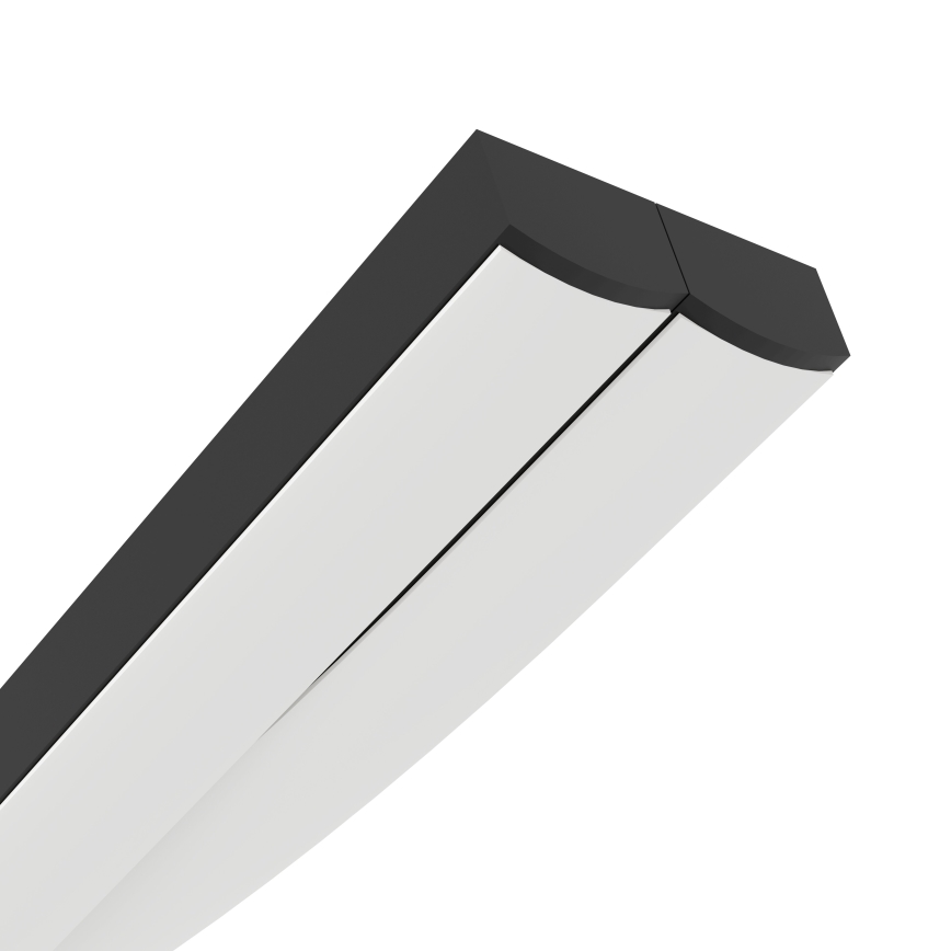 Eglo - LED Luster na sajli LED/20W/230V 4000K crna