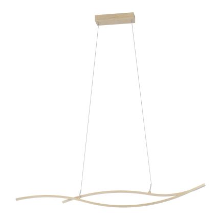 Eglo - LED Luster na sajli LED/20W/230V 4000K bež